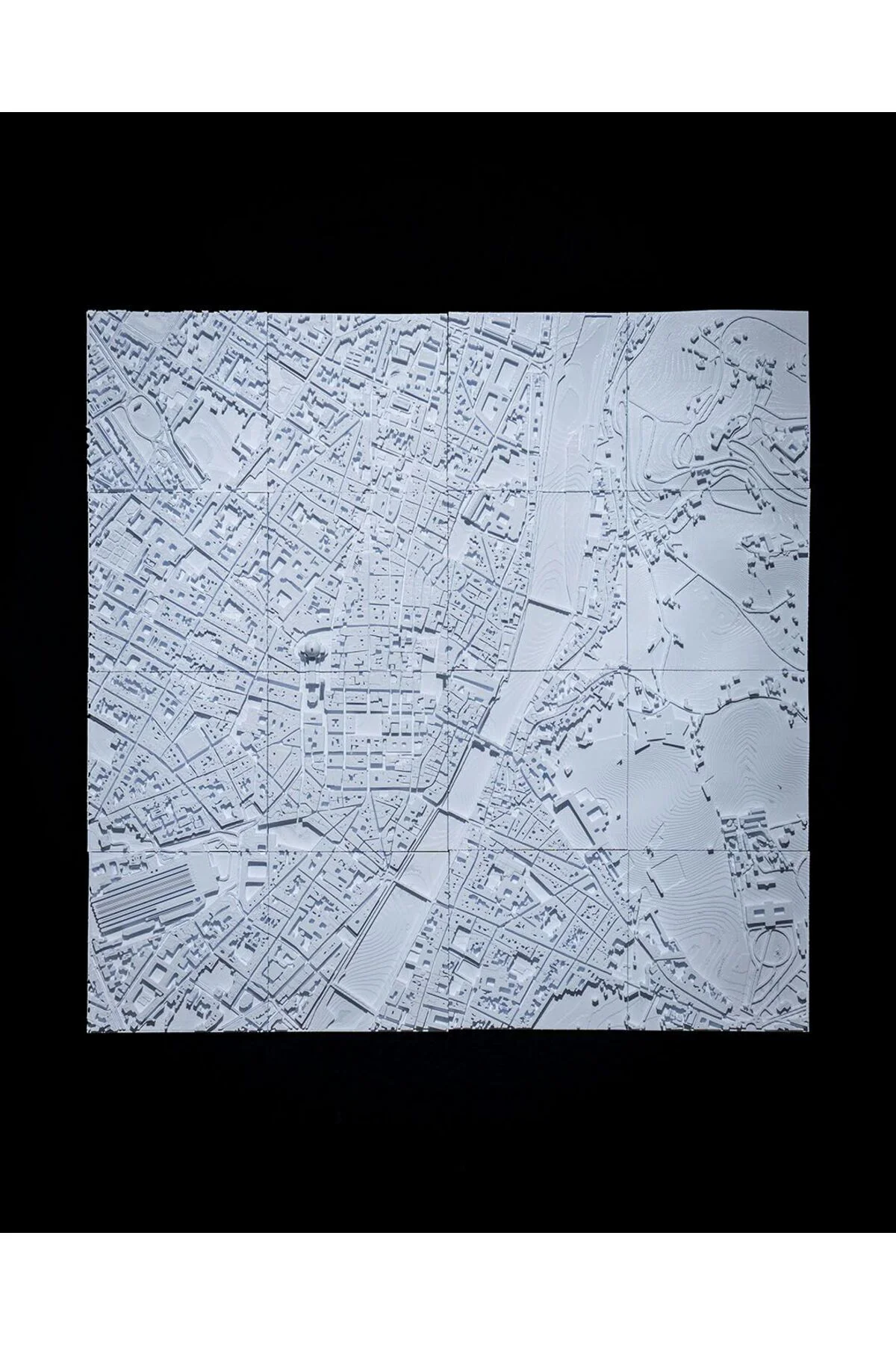 Florence Üç Boyutlu Şehir Silüeti Dekoratif Minimalist Duvar Tablosu Floransa Tablo 15CM