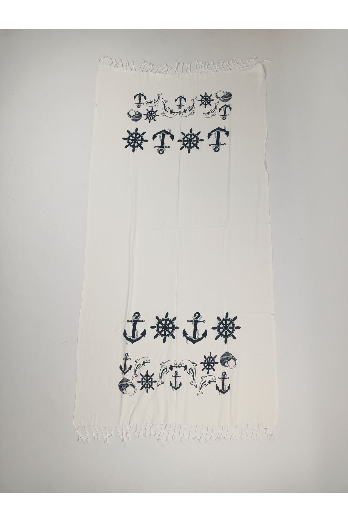 Flores Baskılı Peştemal Çapa