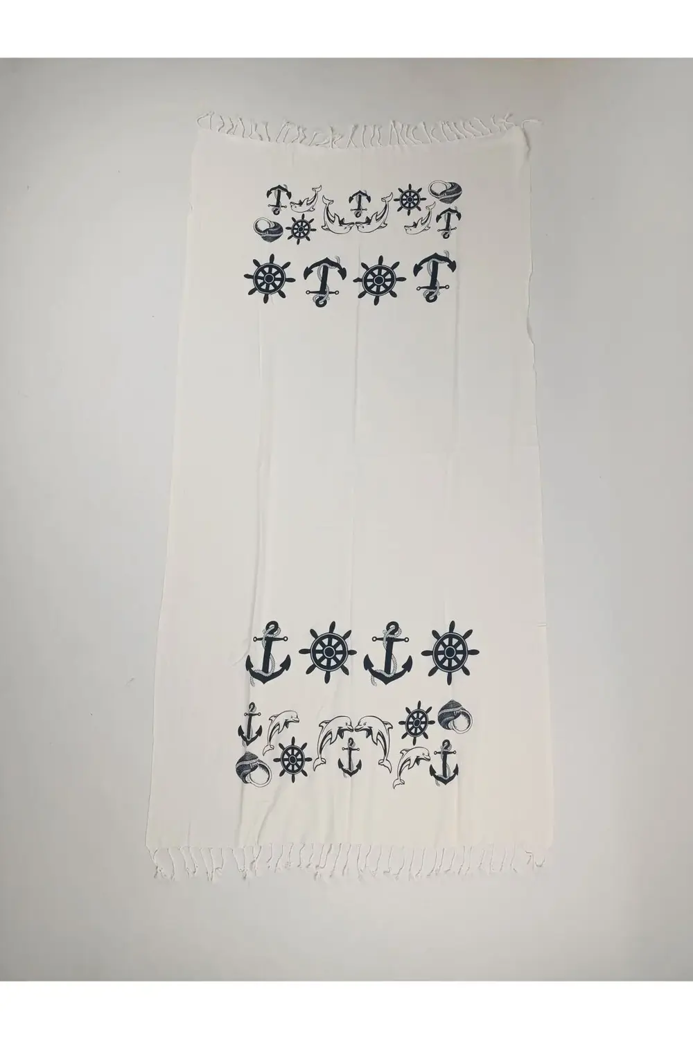 Flores Baskılı Peştemal Çapa