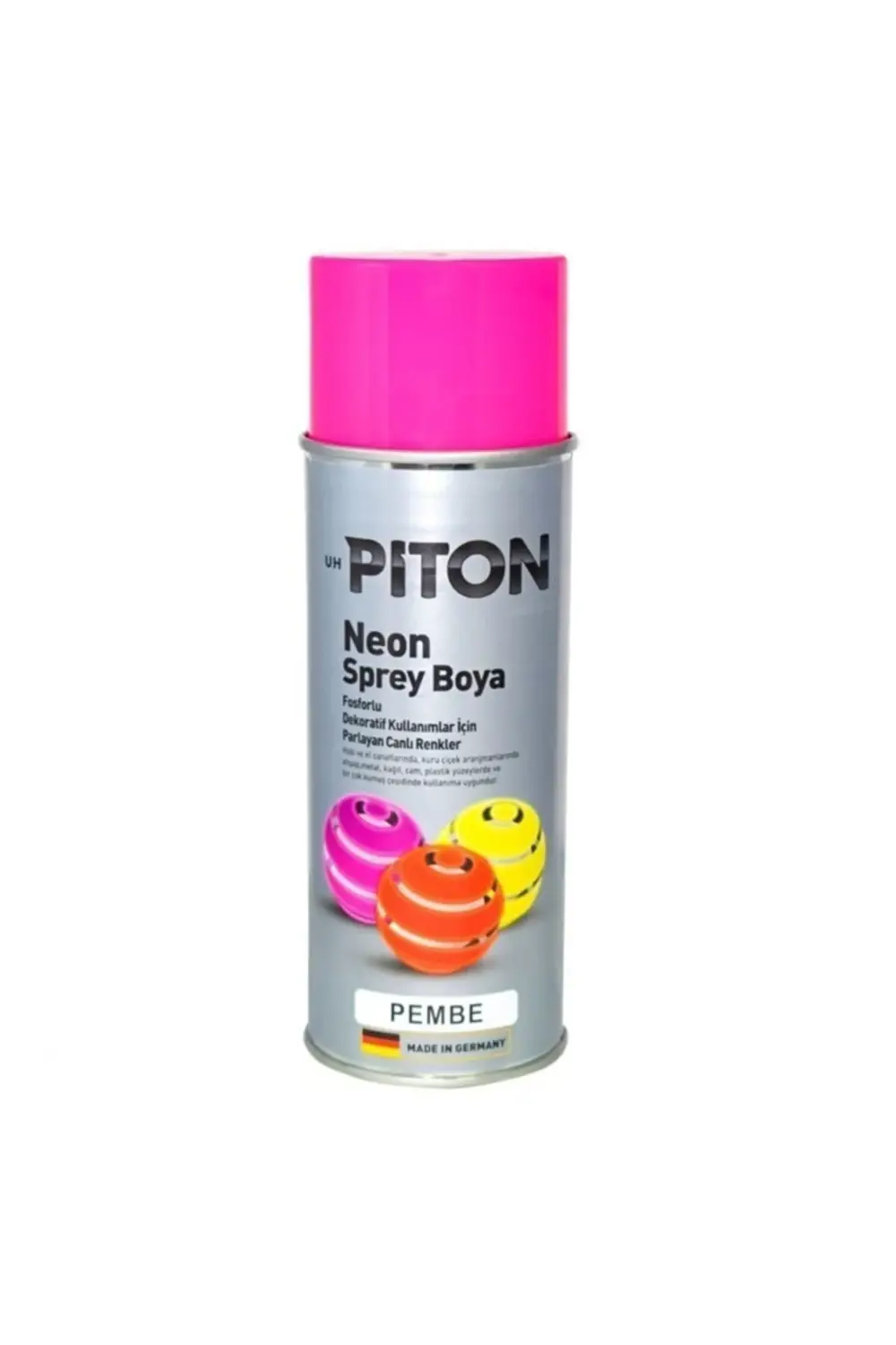 Floresan Fosforlu Neon Sprey Boya 400 ml Pembe
