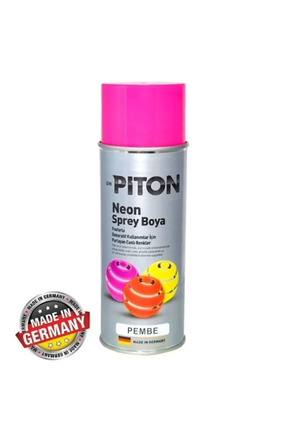 Floresan Fosforlu Neon Sprey Boya 400 ml Pembe