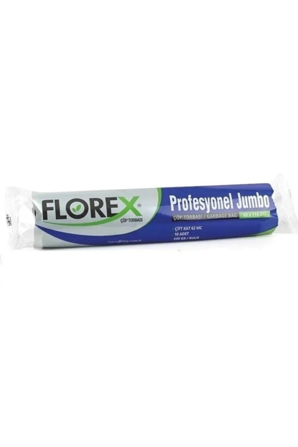 Florex Profesyonel Jumbo Boy Çöp Torbası - Siyah (80 X 110 CM) –