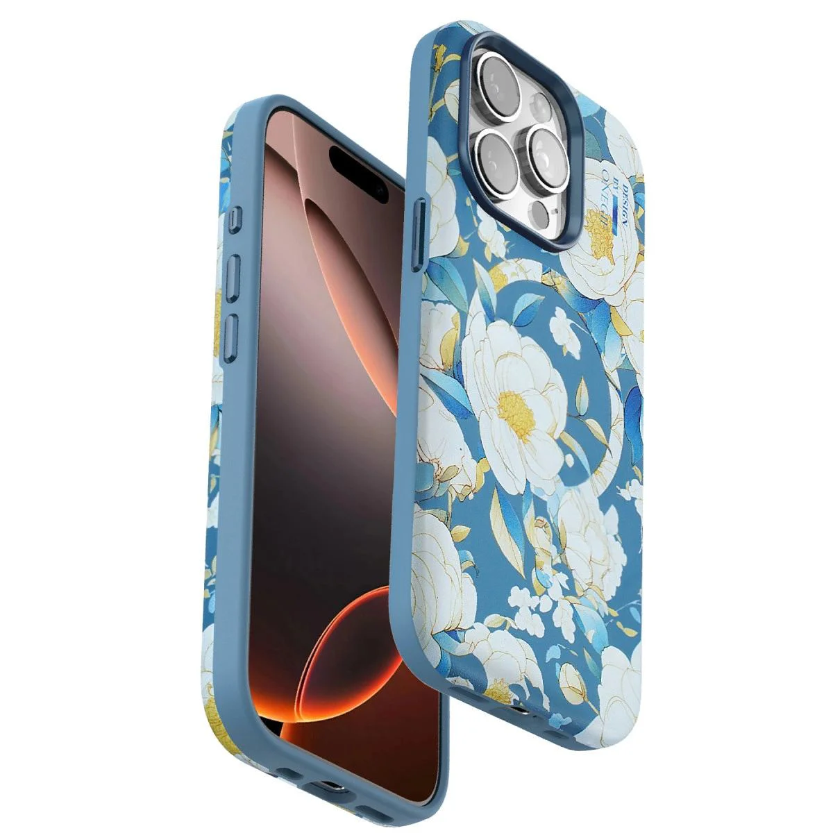 Flower Series MagSafe Kılıf - 3D Canlı Gül Desenli iPhone 14 Pro Max ile Uyumlu Mavi Kapak Fiyatı, Yorumları ve Özellikleri