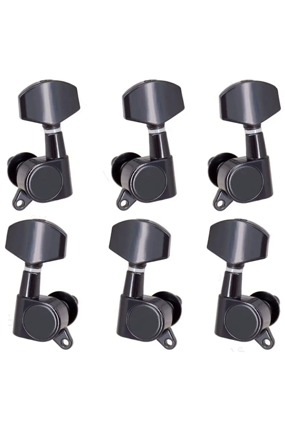 Fluid MHA10B Akustik Gitar Burgusu 3+3 Set + Vida Somun Pul