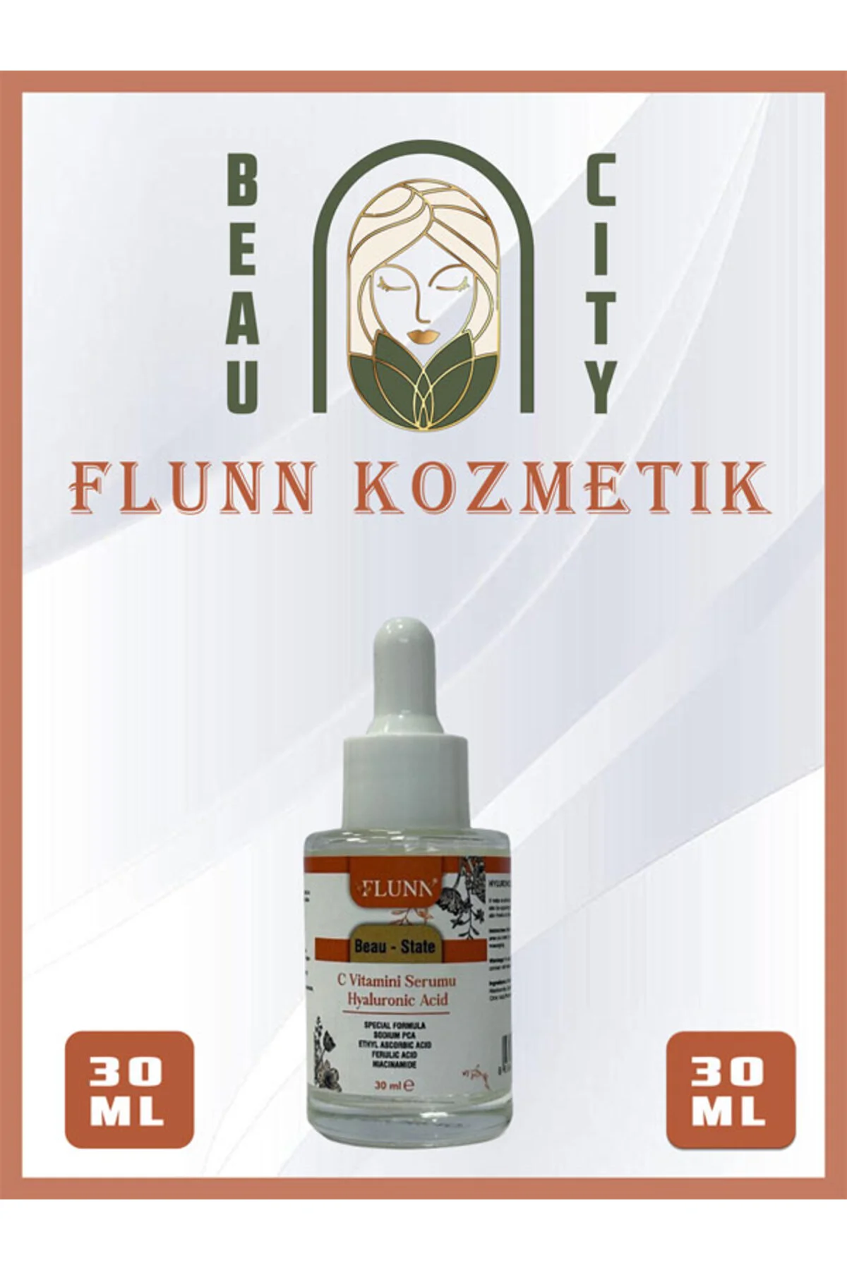 Flunn Beau-City C Vitamini Yüz Serumu – Leke karşıtı Cilt Aydınlatıcı, Parlaklık Veren Serum 30 ml Fiyatı, Yorumları ve Özellikleri