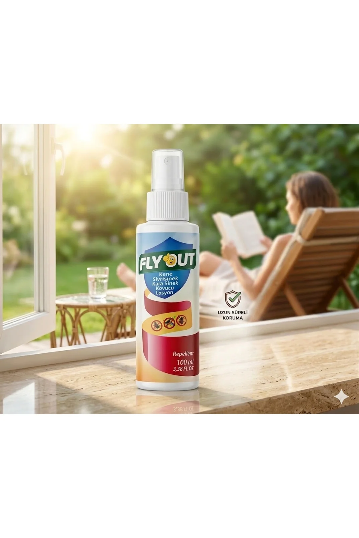 Fly Out Repellent 100 ml Kene, Sivrisinek ve Karasinek Kovucu Los Fly Out Repellent 100 ml Kene, Sivrisinek ve Karasinek Kovucu Los