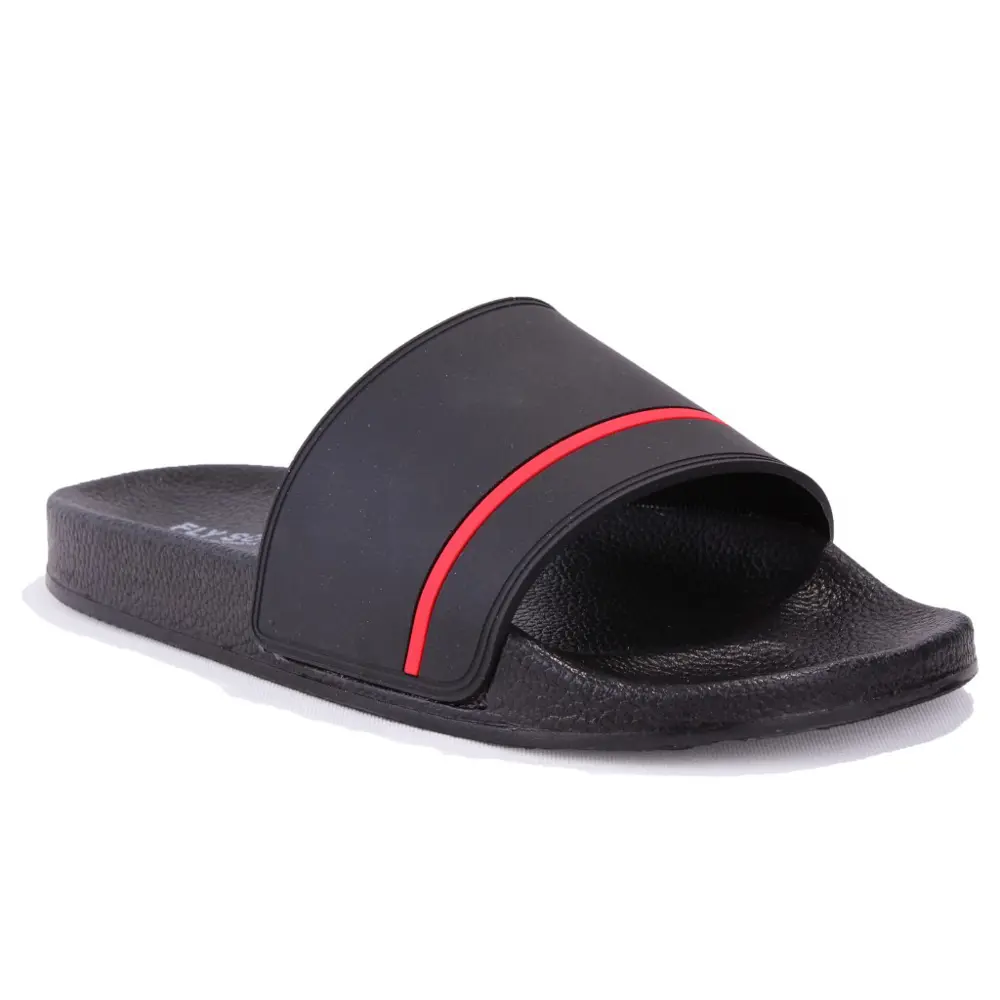 Fly Soft S263050 Siyah Kırmızı Günlük Ortopedik Erkek Spor Terlik Fly Soft S263050 Siyah Kırmızı Günlük Ortopedik Erkek Spor Terlik