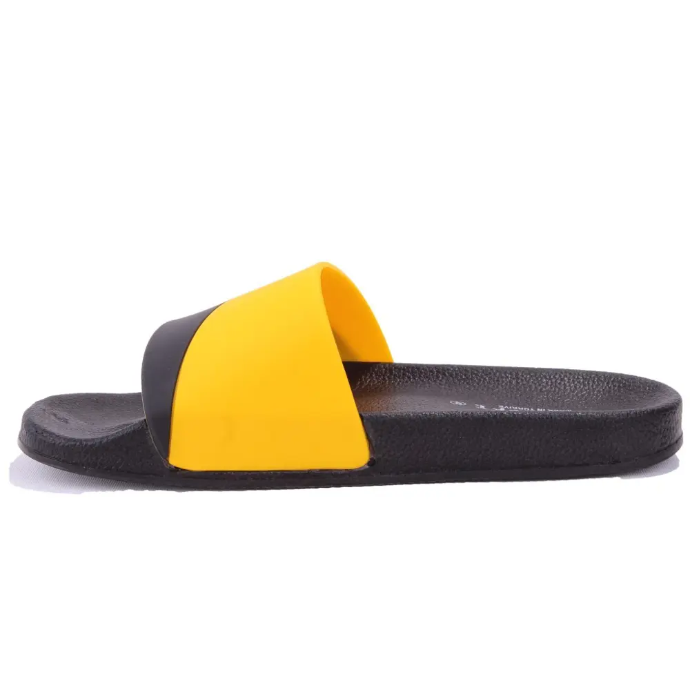 Fly Soft S263071 Siyah Sarı Günlük Ortopedik Erkek Spor Terlik