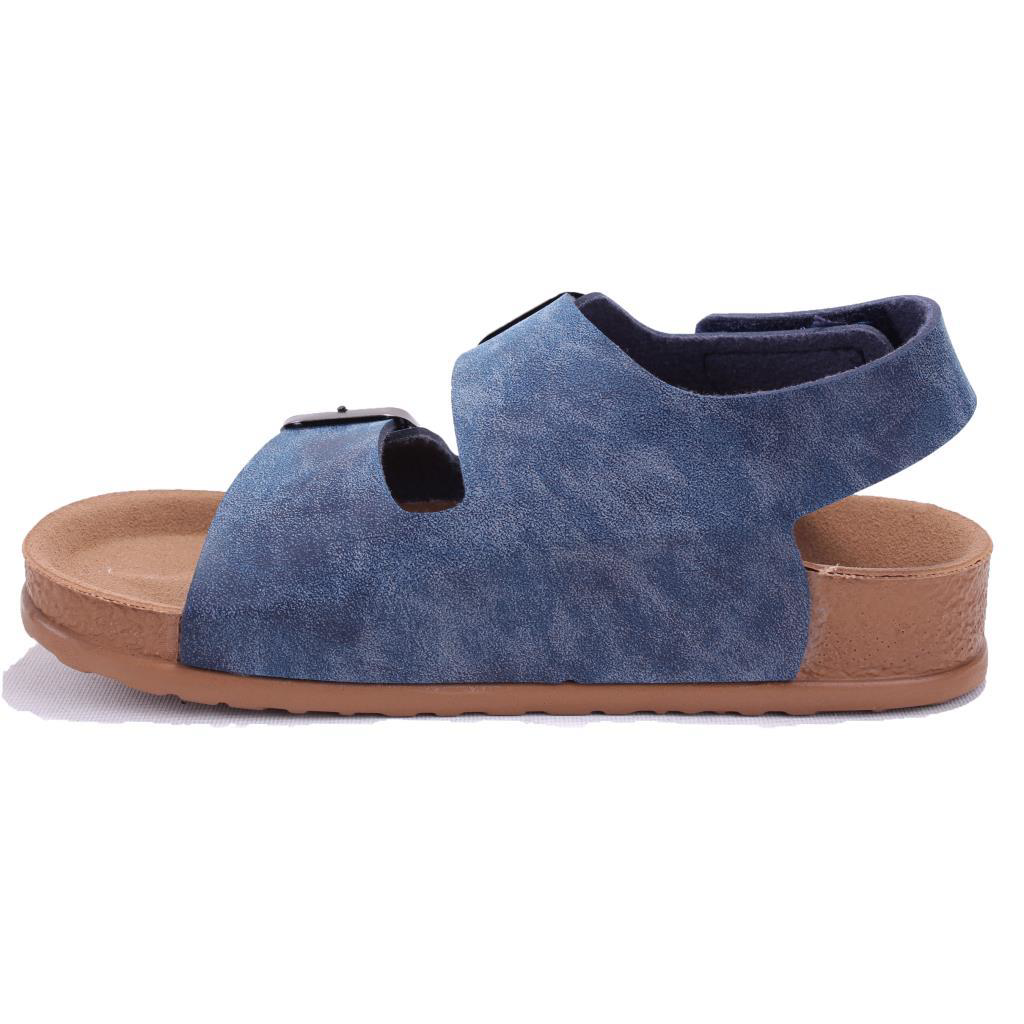Fly Soft  S961 Lacivert Ortopedik Günlük Erkek Çocuk Spor Sandalet