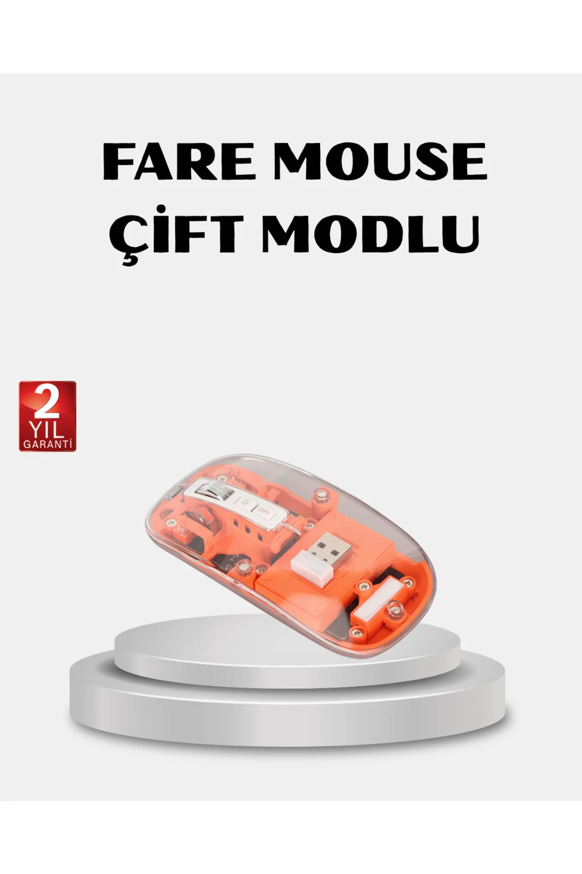 FLZDGNKR Kablosuz Çift Modlu Mouse – Bluetooth 5.0 (115308) + 2.4GHz