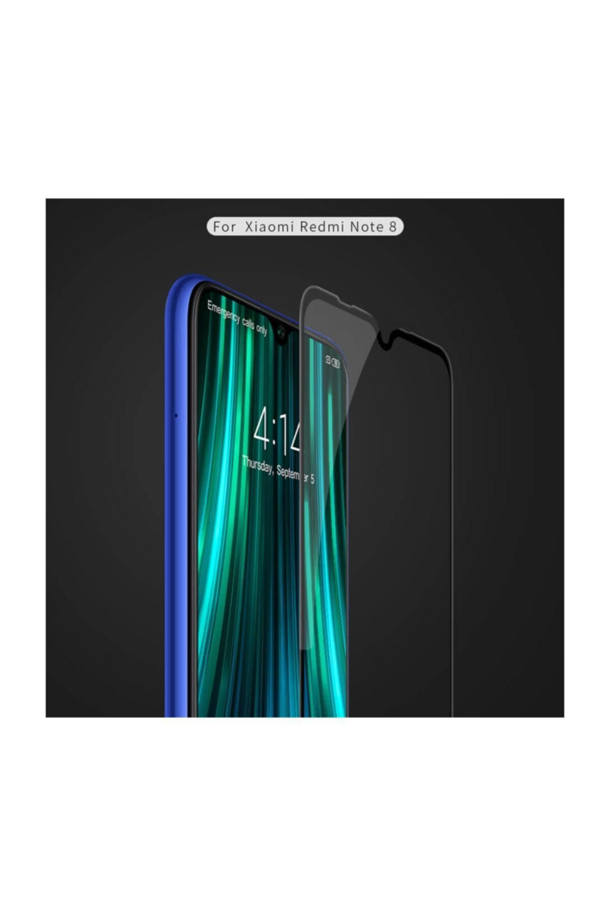 Fmk Xiaomi Redmi Note 8 Pro  Uyumlu Tam Kaplayan Tamperli 9d Cam 