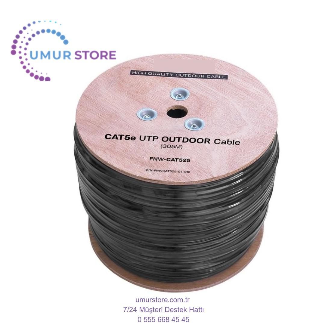 FNW-CAT525 305MT CAT5E Dış Mekan Utp Kablo