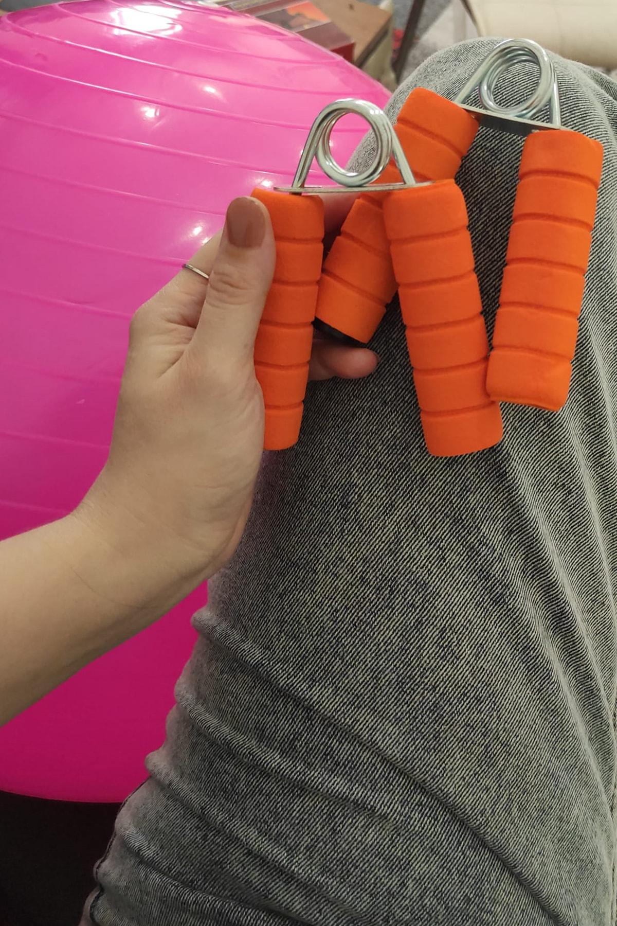 Jet Foam Süngerli El Yayı 1 Çift El Bilek Omuz Güçlendirici Egzersiz