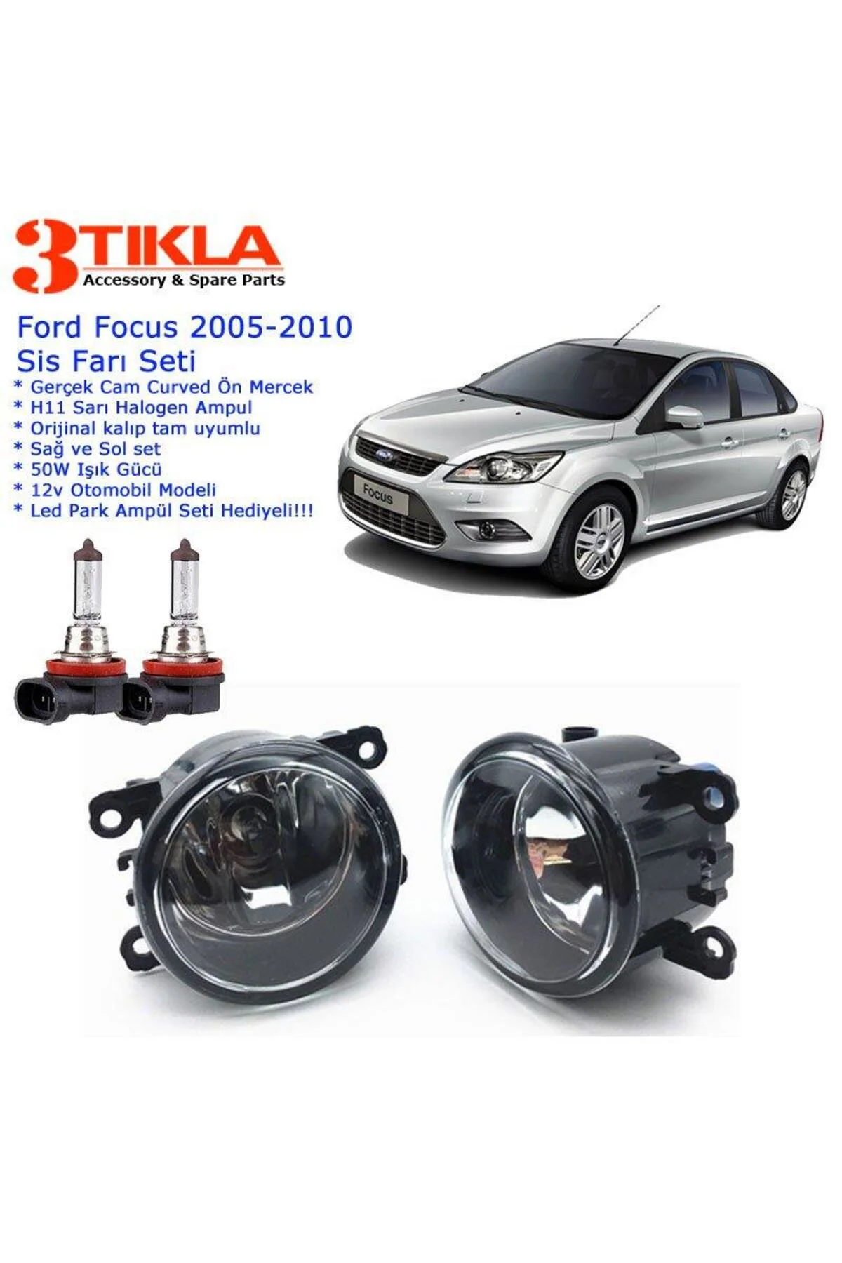 Focus II 2008-2010 Sis Farı Set Oem: 8200074008 Focus II 2008-2010 Sis Farı Set Oem: 8200074008