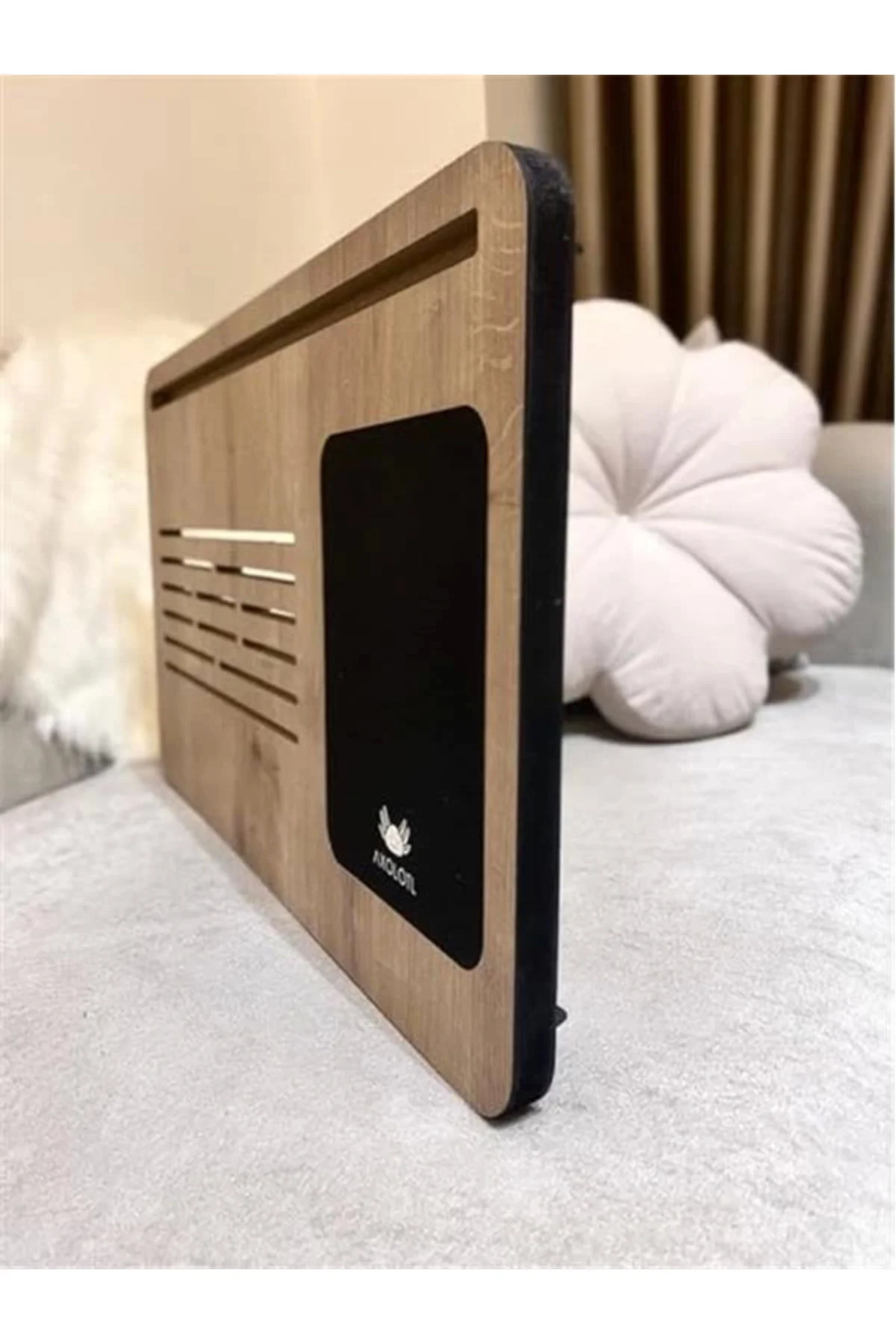 Foldaway Telefon ve Tablet Bölmeli Katlanır Ayaklı Laptop Sehpası