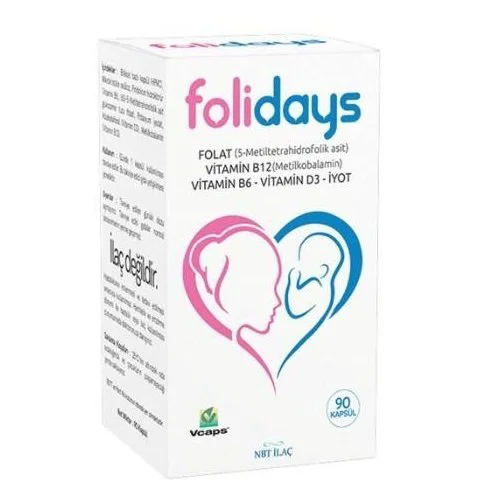 Folidays 90 Kapsül Folidays 90 Kapsül