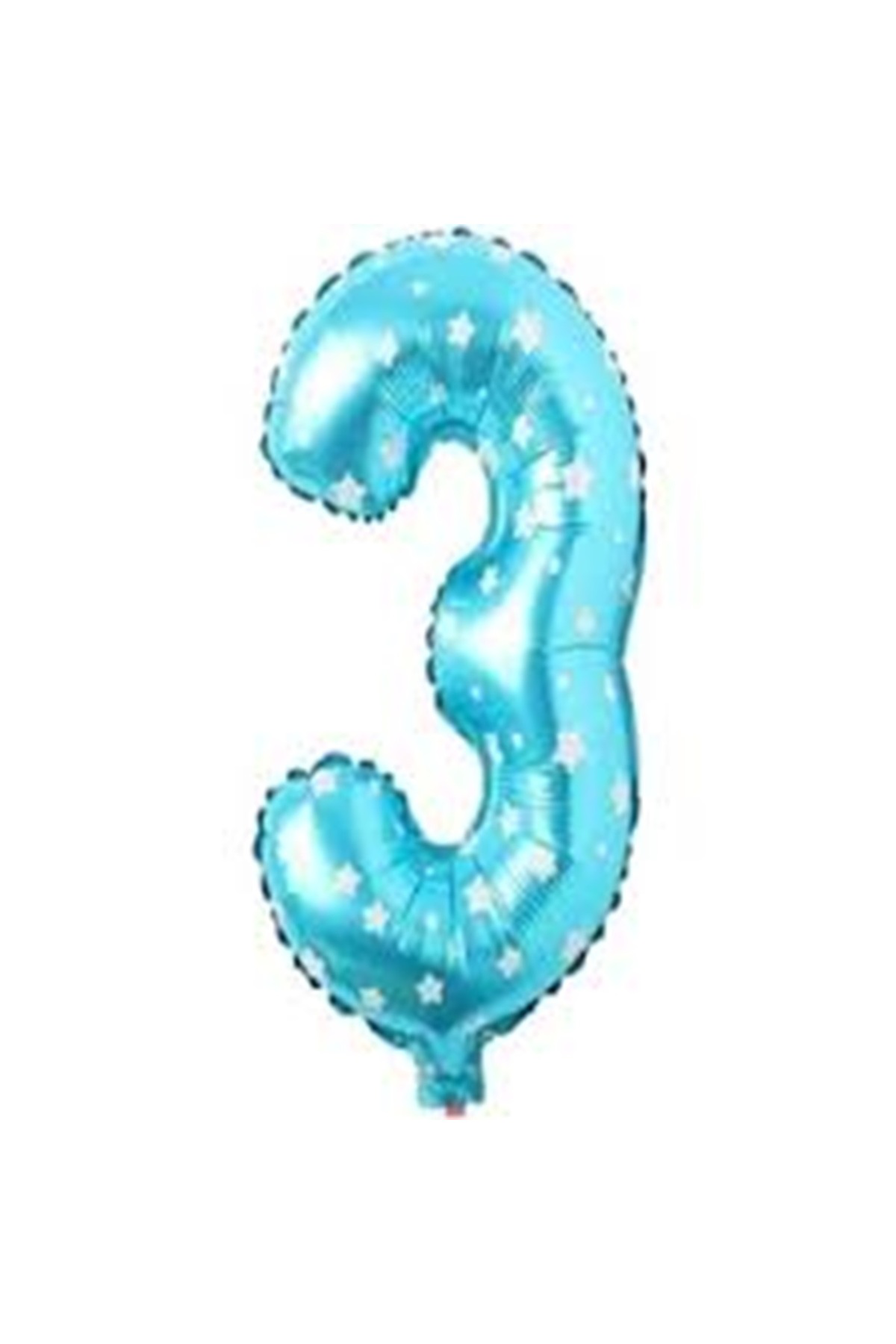 Folyo 3 Sayısı Balon - Mavi Renk (16 inç / 36 cm)