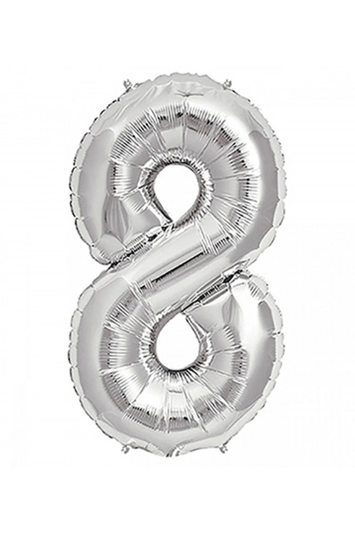 Folyo Balon 16''36cm 8 Gümüş