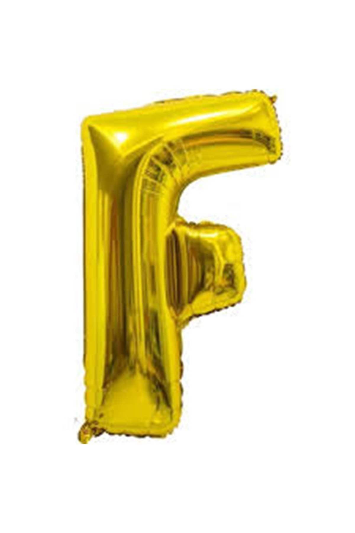 Folyo F Harfi Balon - Altın Renk (40 inç / 100 cm)