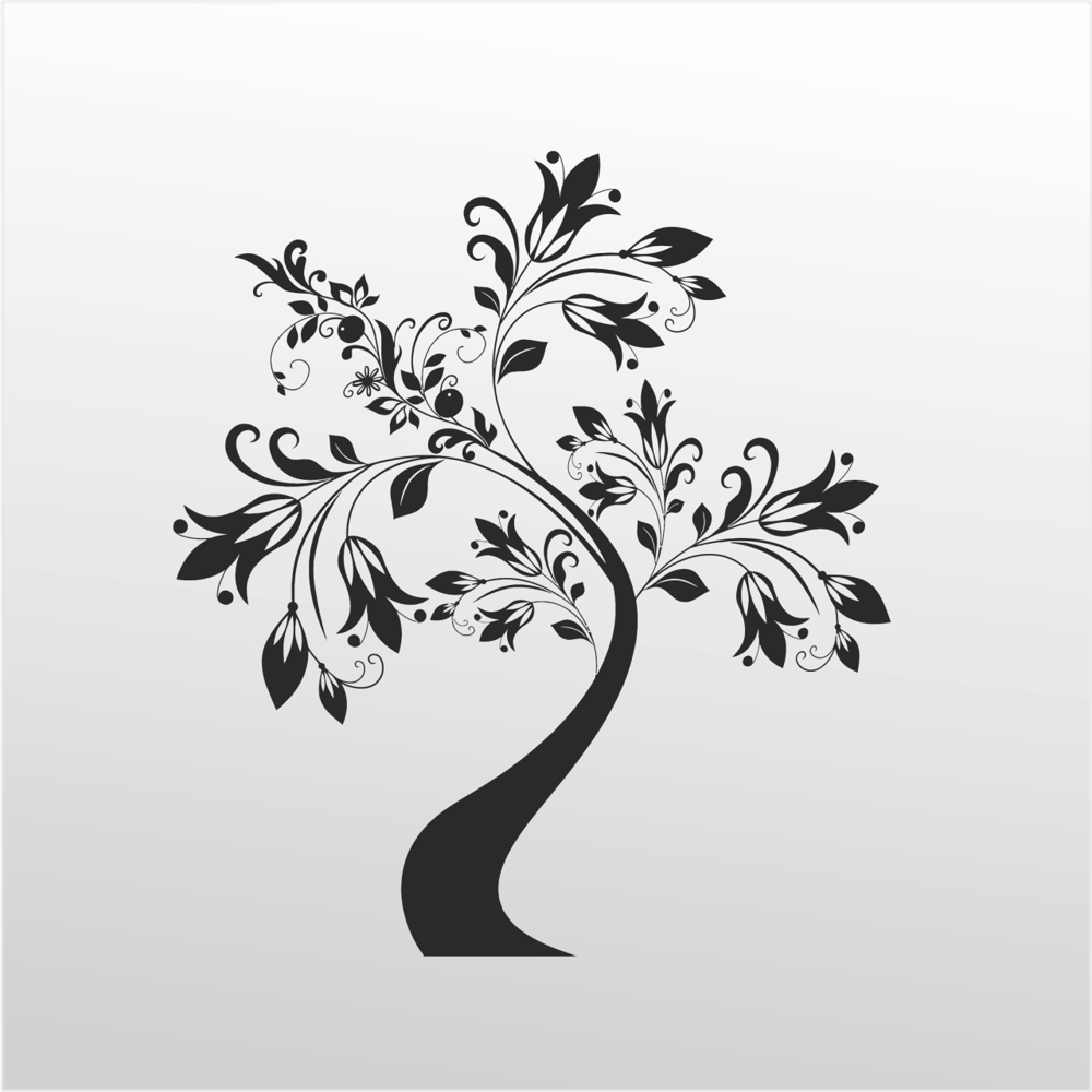Folyo Sticker Ağaç Deseni Folyo Sticker Ağaç Deseni