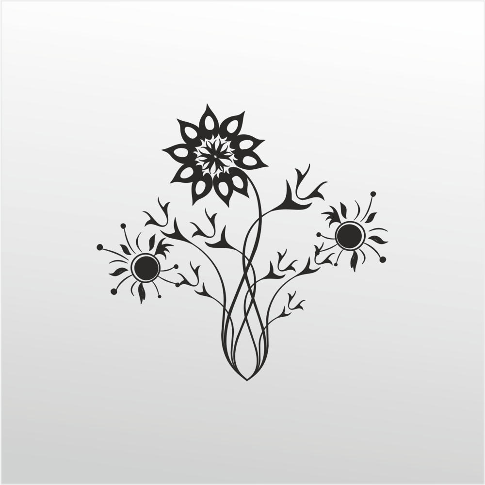 Folyo Sticker Ayçiçeği Folyo Sticker Ayçiçeği