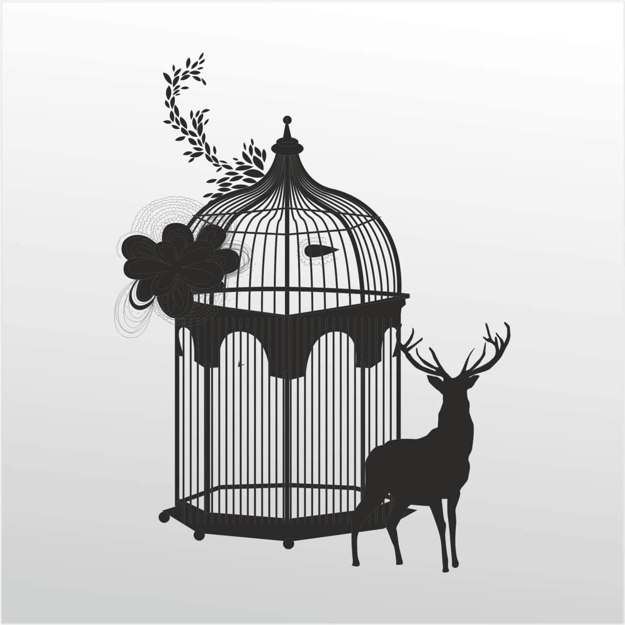 Technopa Folyo Sticker Kuş Kafesi