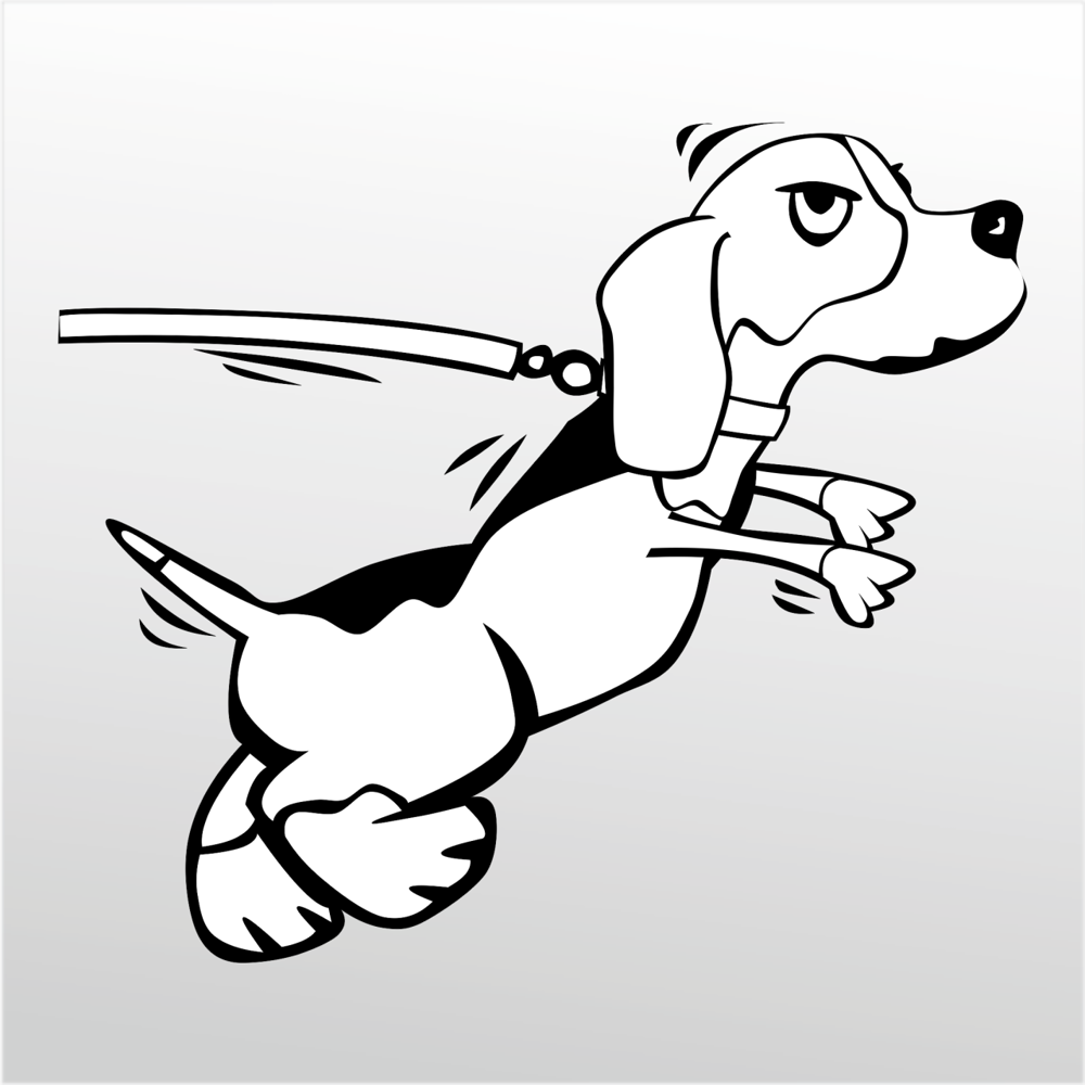 Folyo Sticker Kızgın Köpek Folyo Sticker Kızgın Köpek