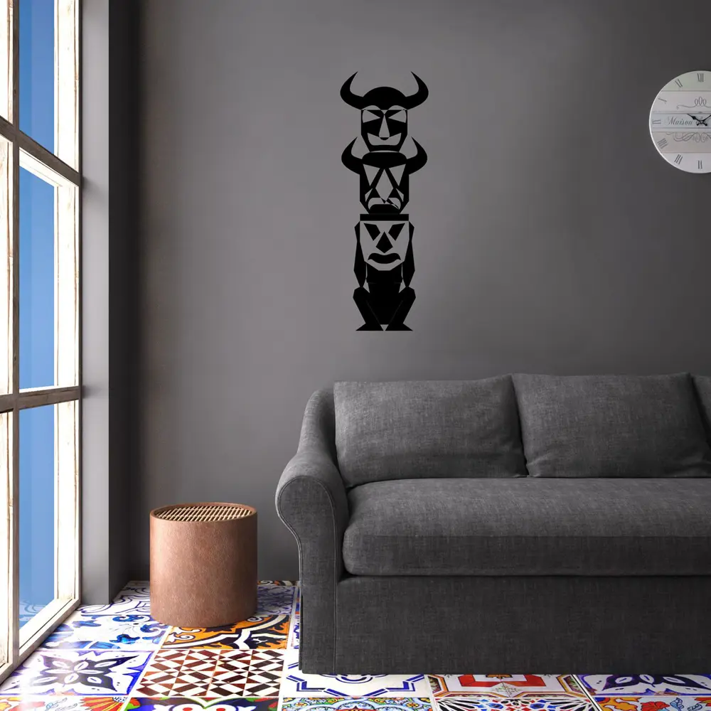 Folyo Sticker Kızılderili Putu Folyo Sticker Kızılderili Putu