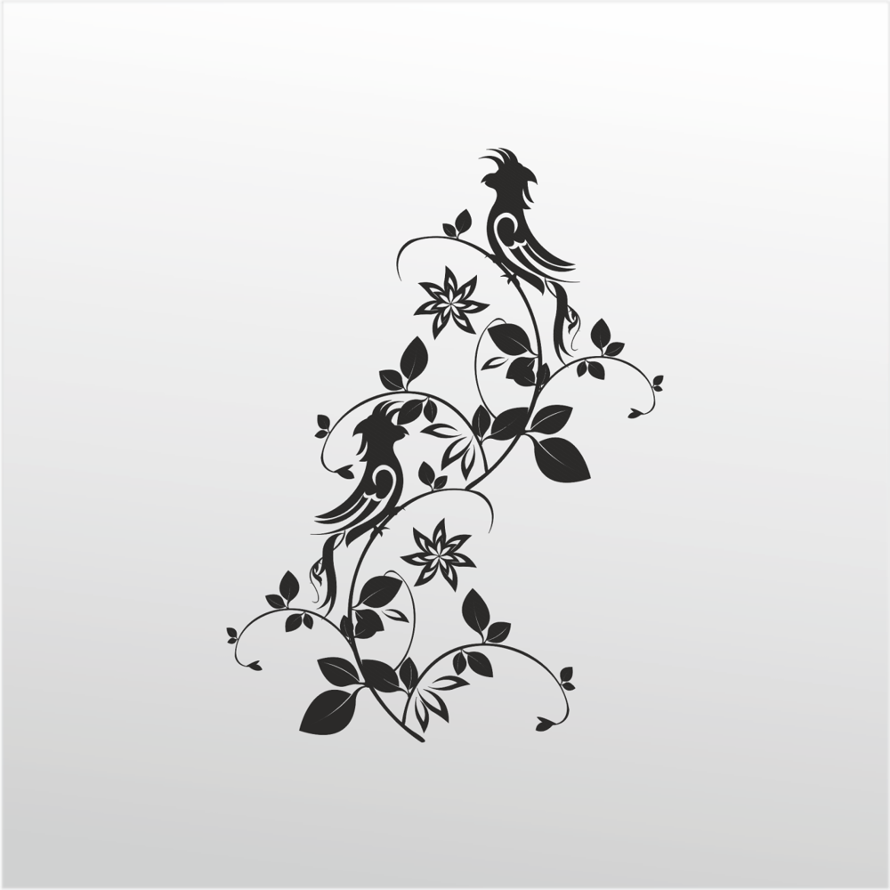 Folyo Sticker Kuş Deseni ADKPQUY751 Folyo Sticker Kuş Deseni ADKPQUY751