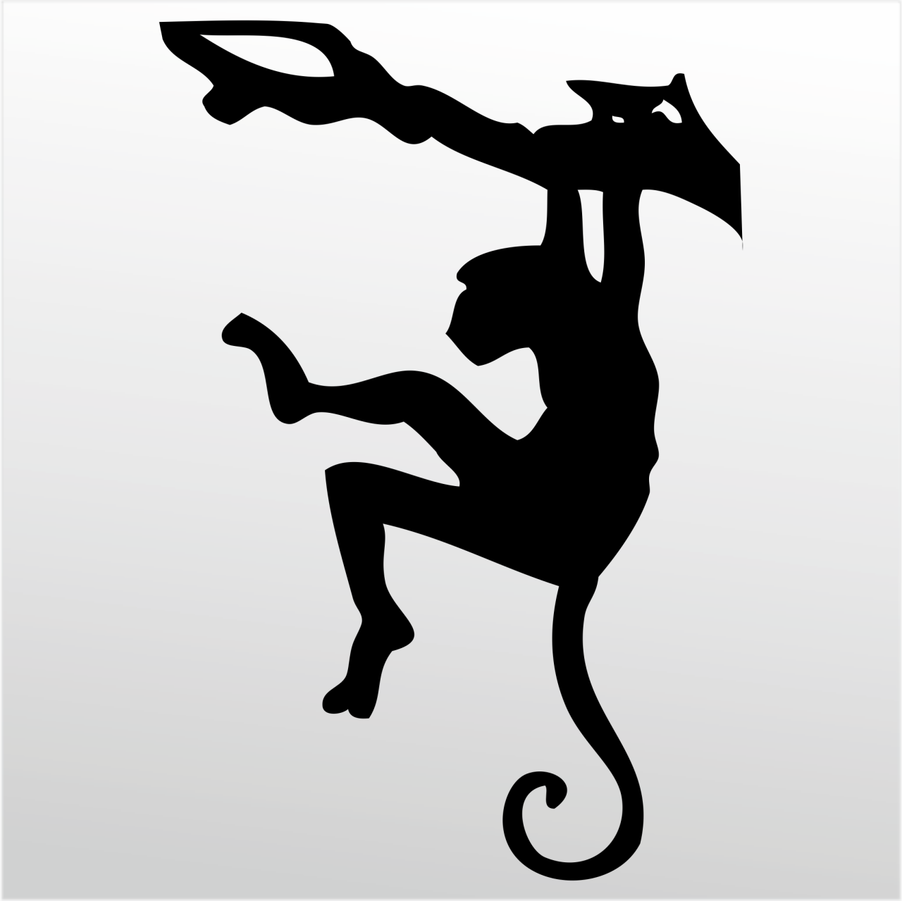 Technopa Folyo Sticker Maymun