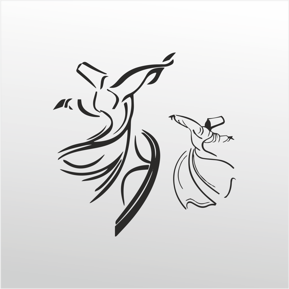 Folyo Sticker Mevlana Folyo Sticker Mevlana