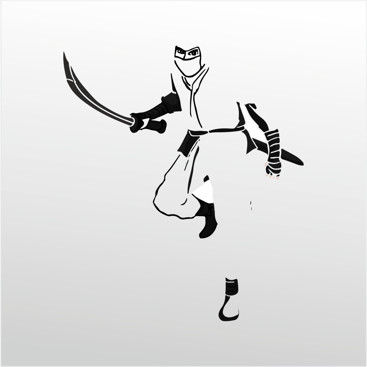 Technopa Folyo Sticker Samurai