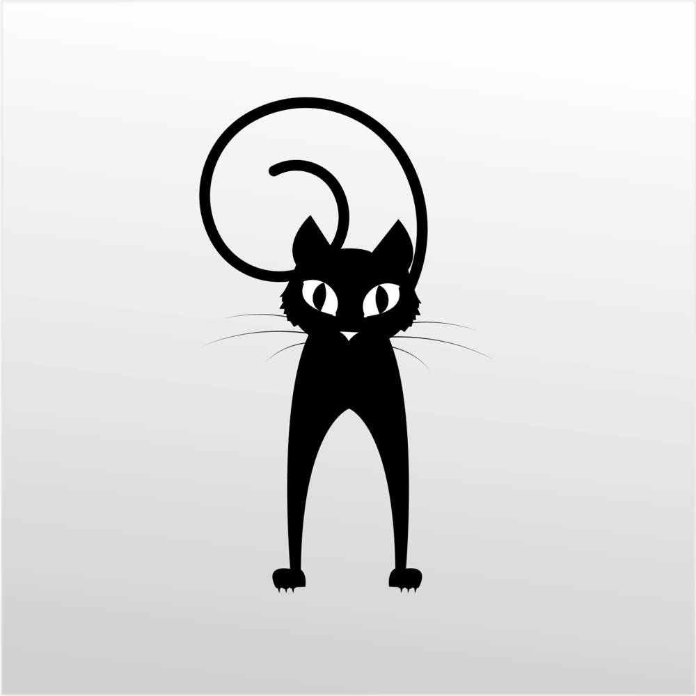 Folyo Sticker Şaşkın Kedi Folyo Sticker Şaşkın Kedi