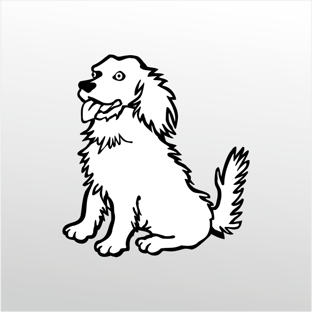 Folyo Sticker Sevimli Köpek