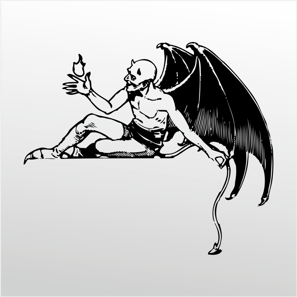 Folyo Sticker Şeytan