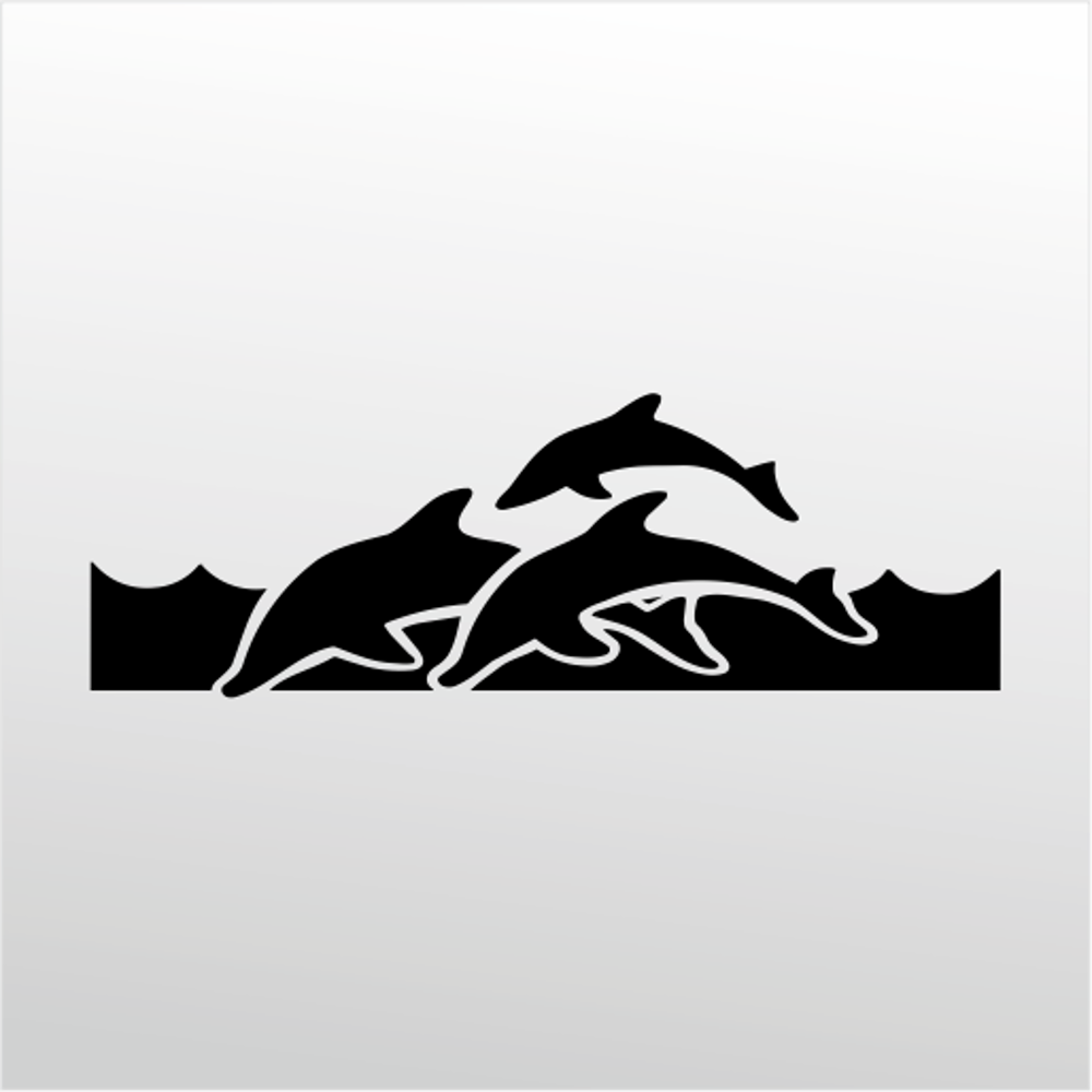 Folyo Sticker Yunus Balıkları Folyo Sticker Yunus Balıkları