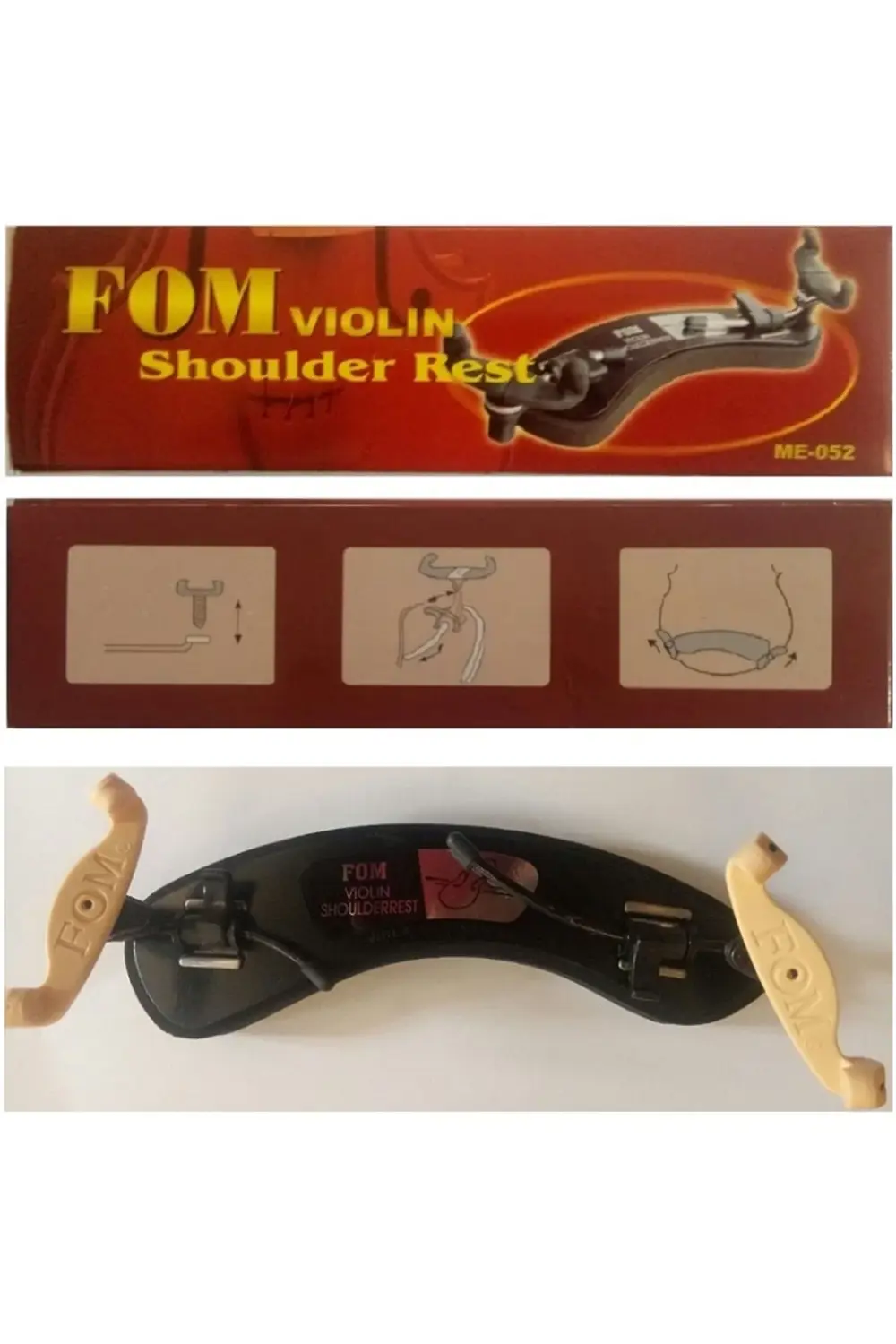 FOM1 KEMAN YASTIĞI, SCALE (1/2-1/4), SHOULDER REST 1/2 ve 1/4 Kem