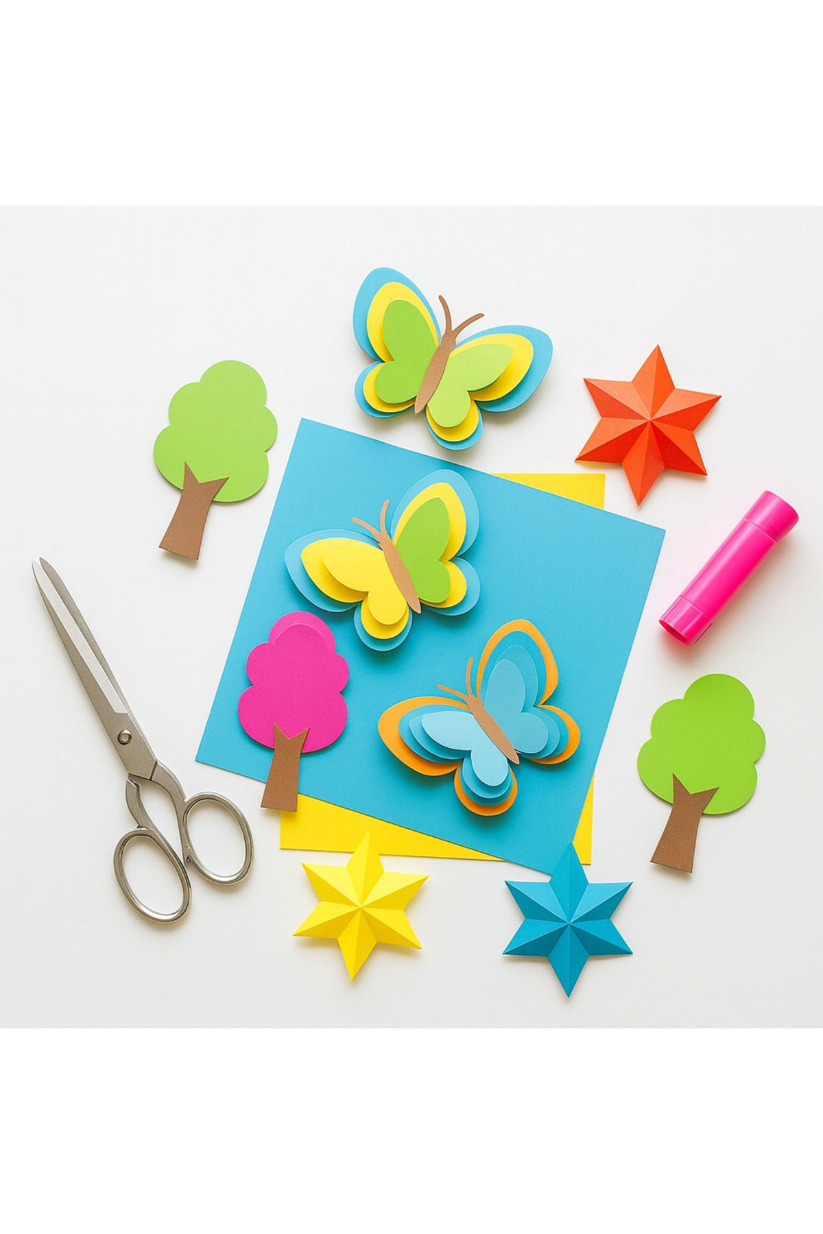 Südor Fon Kartonu- 10Lu, 24X34, Karışık Renk