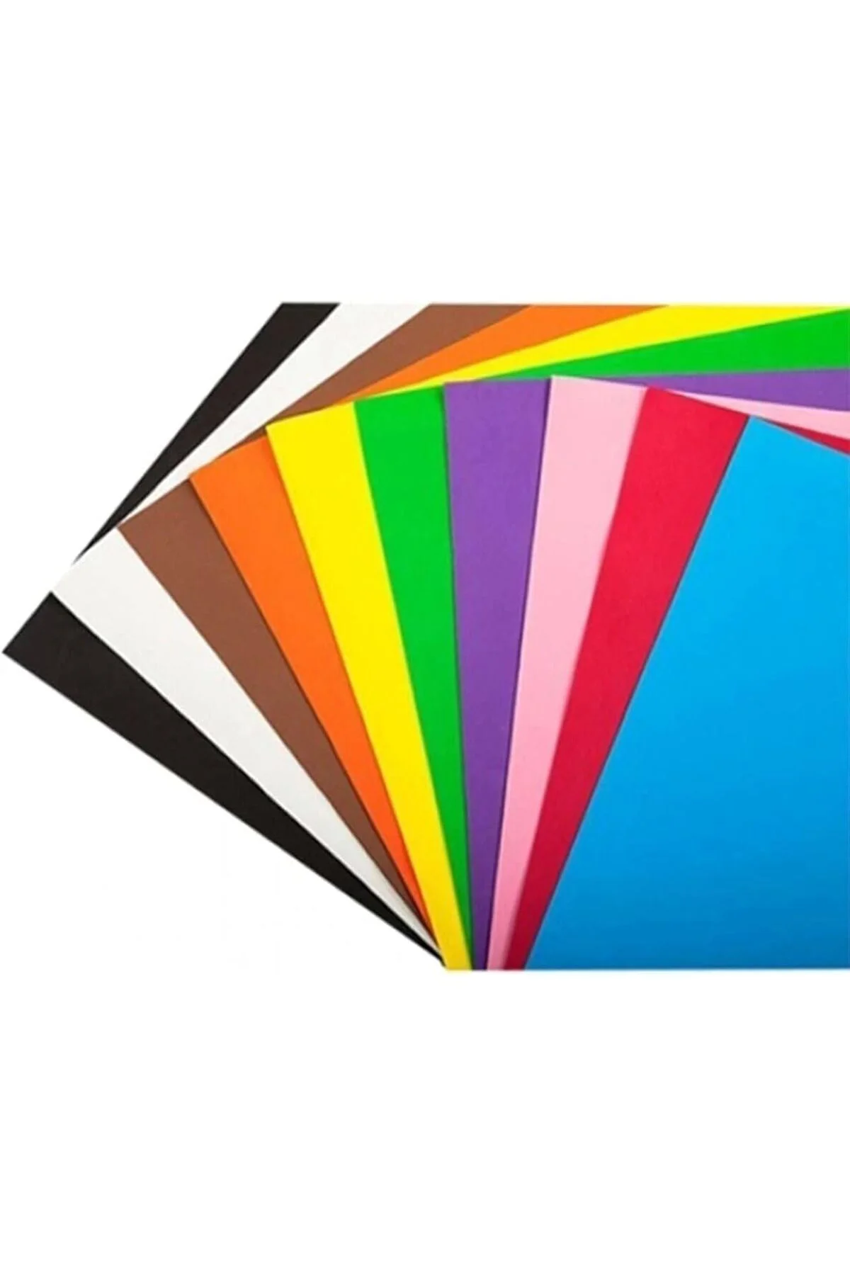 Fon Kartonu- 10lu, 24x34, Karışık Renk