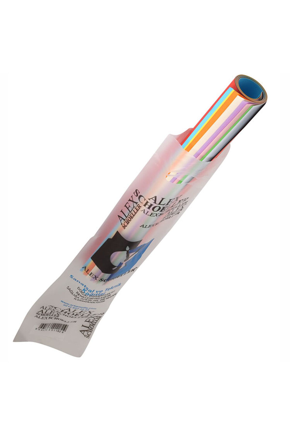 Fon Kartonu 120gr. 50x70cm - 10 Renk Karışık Rulo