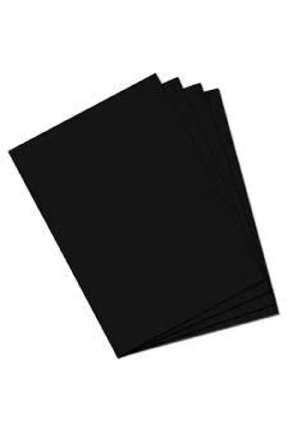 Fon Kartonu 50x70 Cm 120 gr Siyah 100 Lü (1 PAKET 100 ADET) Hamur