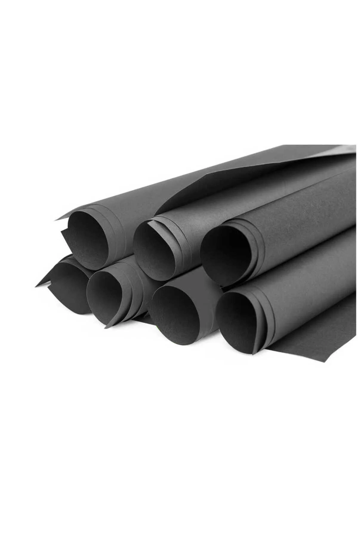 Fon Kartonu 50x70 Cm 120 gr Siyah 100 Lü (1 PAKET 100 ADET) Hamur