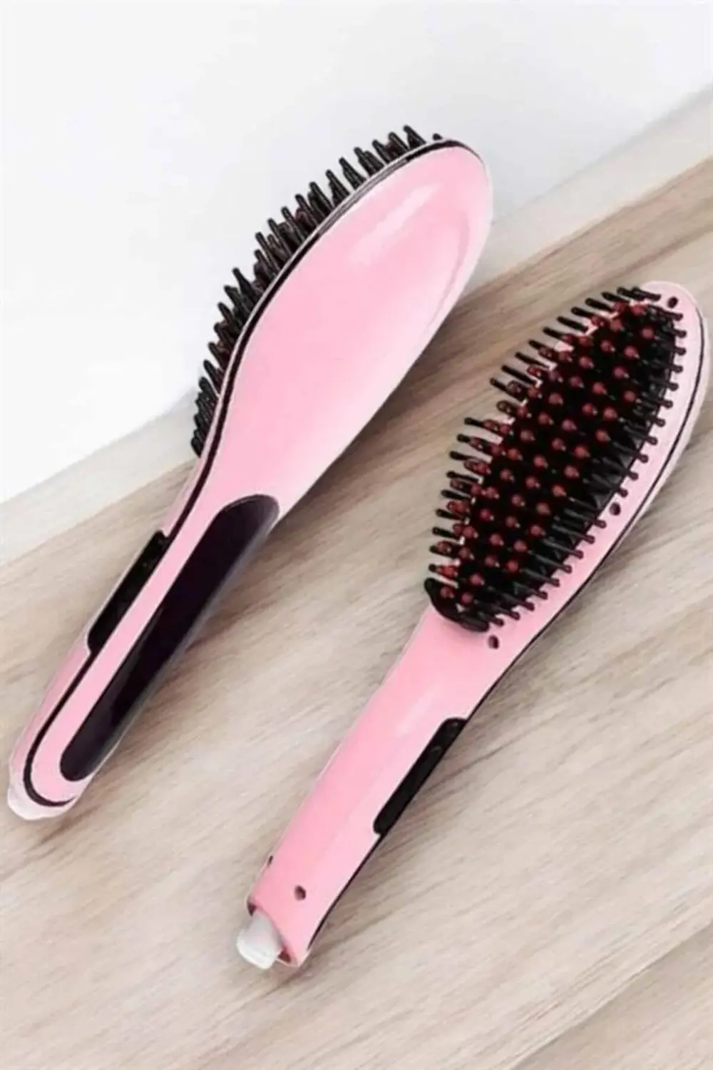 Fön Tarağı Saç Düzleştirici Sıkı Dişli Isı Ayarlı Elektriklenme K