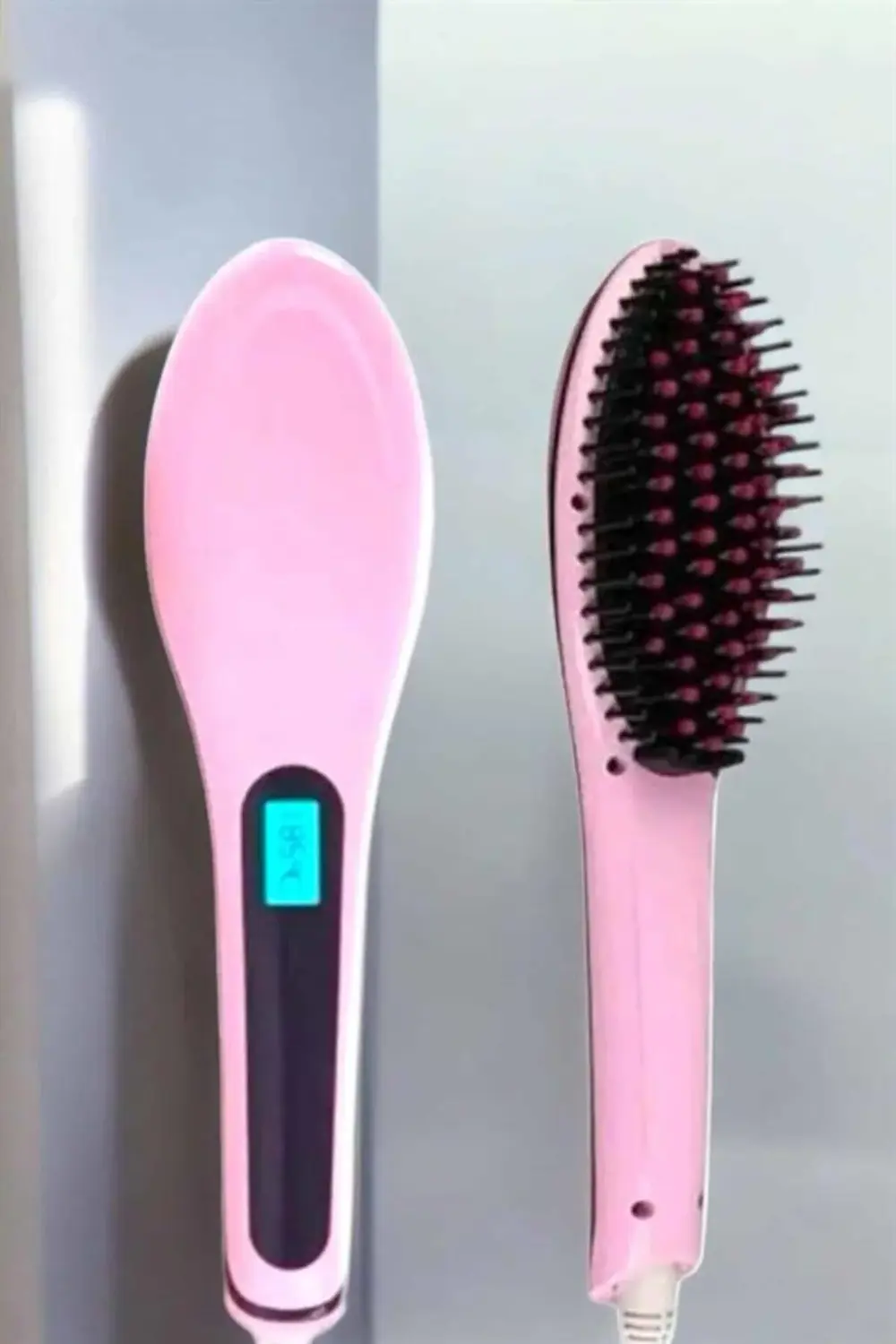 Fön Tarağı Saç Düzleştirici Sıkı Dişli Isı Ayarlı Elektriklenme K