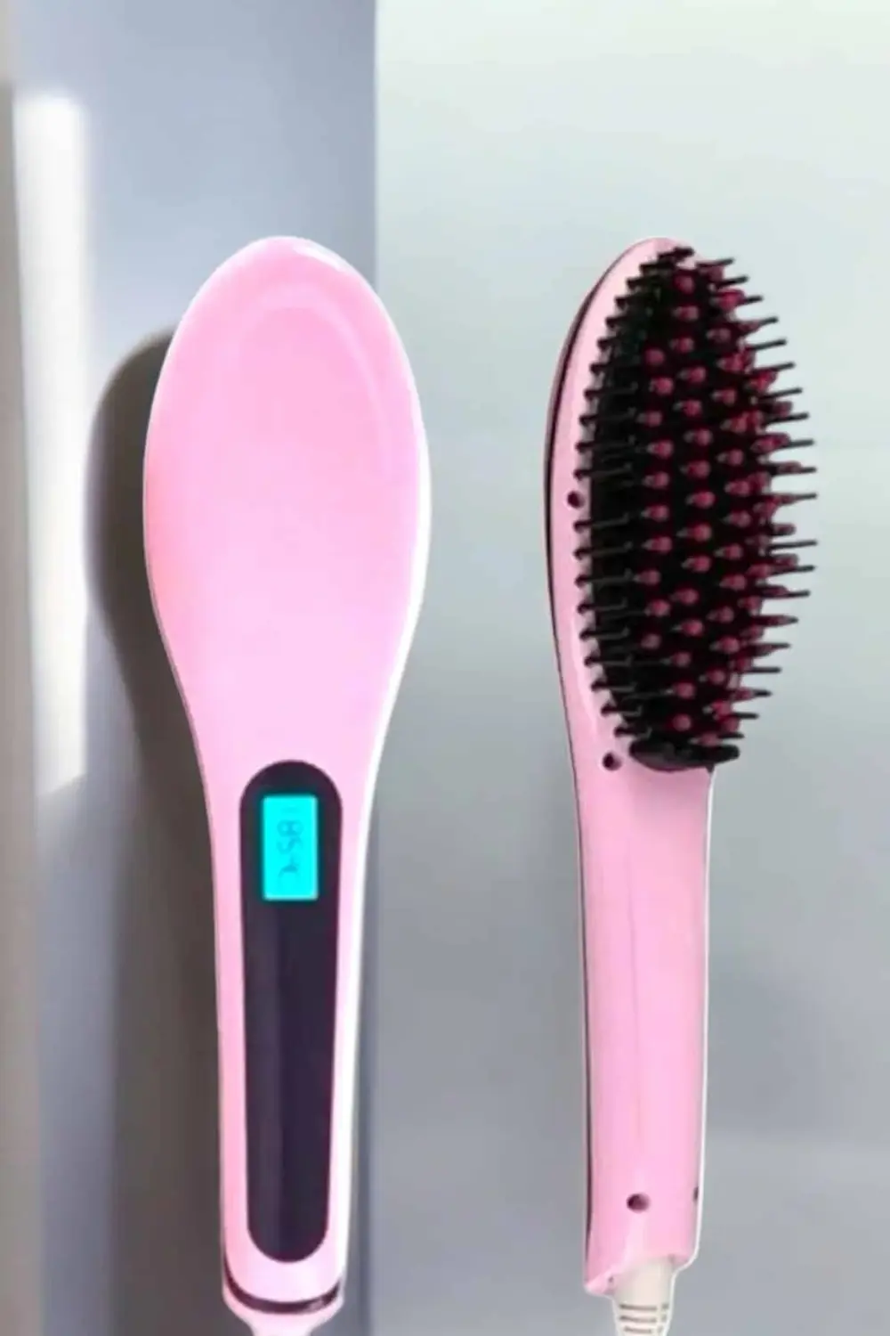 Fön Tarağı Saç Düzleştirici Sıkı Dişli Isı Ayarlı Elektriklenme K