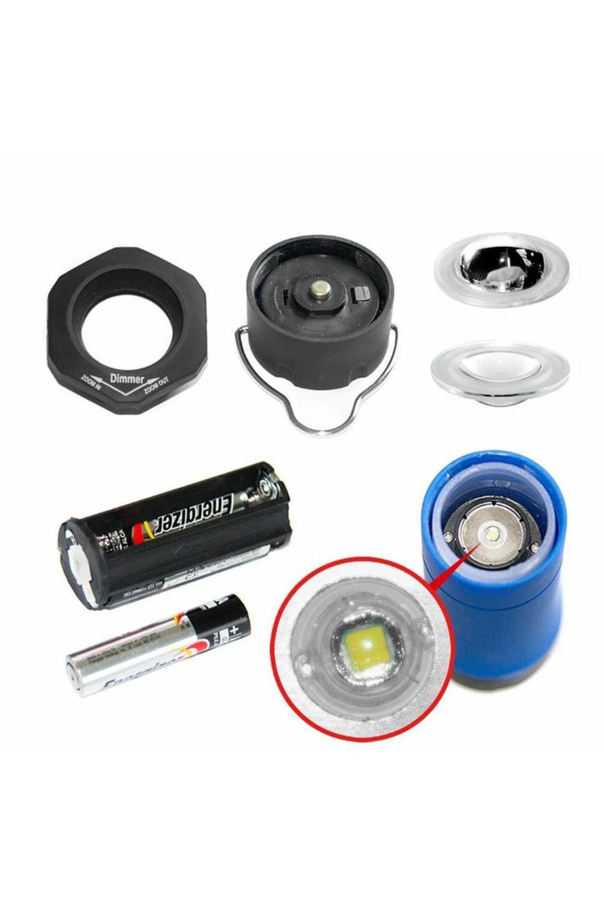 Fonksiyonel Led Kamp Lambası - Mavi