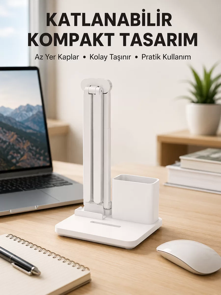 Fonksiyonel Masa Lambası - Çocuklar ve Ofisler İçin Güvenli LED Işık Kaynağı ve Çok Yönlü Tasarım