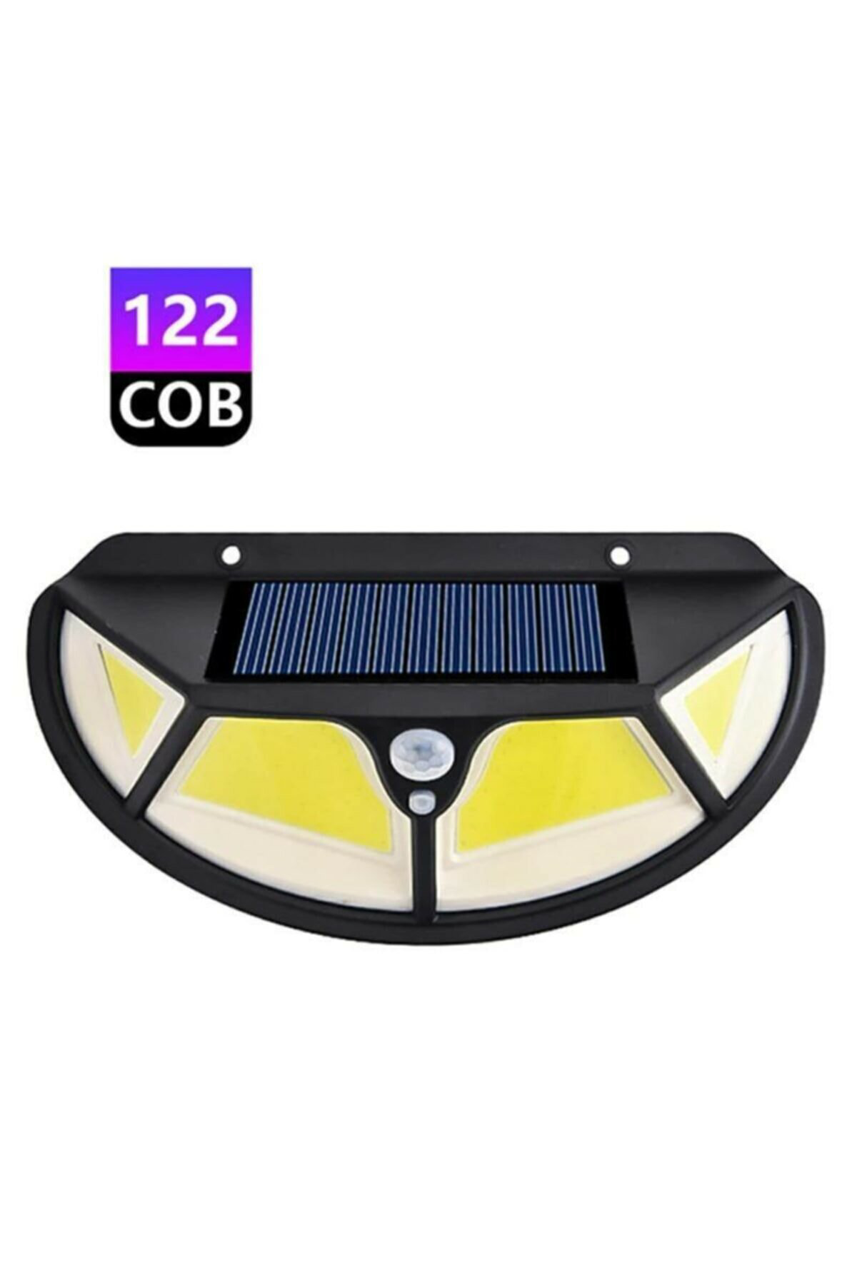 Fonksiyonel Sensörlü 122 Ledli Solar Bahçe Lambası