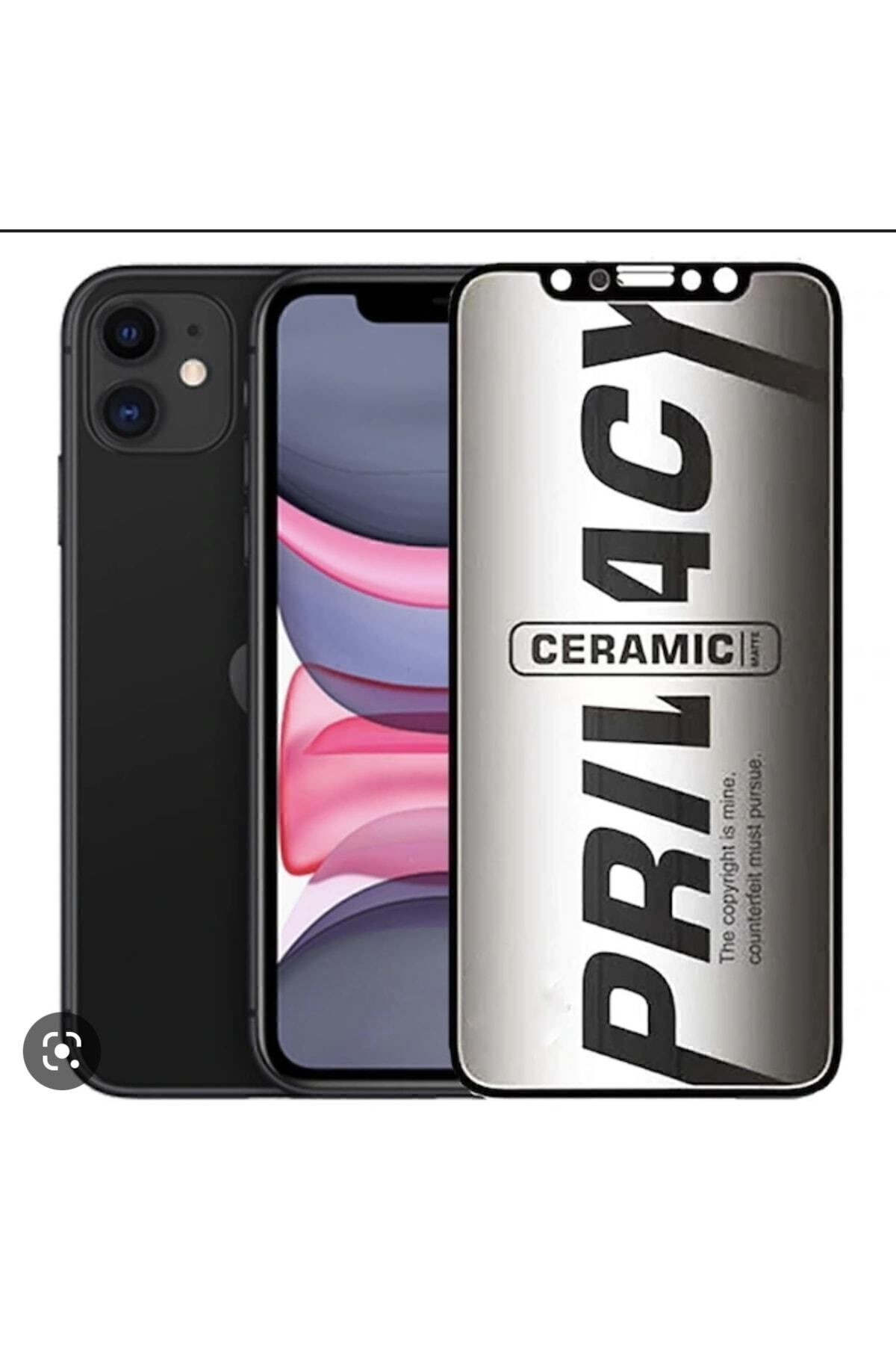 For Apple Iphone 12 Pro Max Gizli Hayalet Seramik Seramik Ekran K