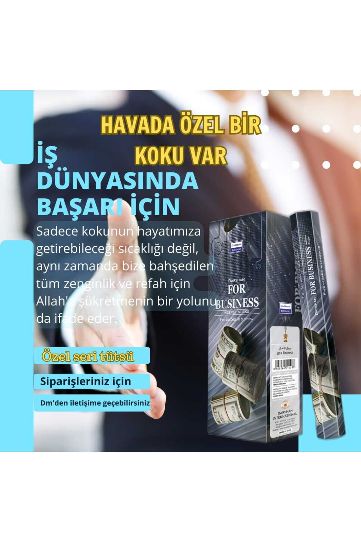 Darshan For Business İş Ve Kariyer Tütsü 20 Çubuk